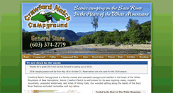 Desktop Screenshot of crawfordnotchcamping.com
